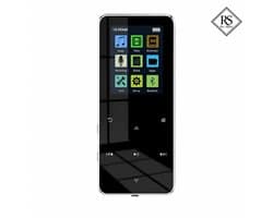 RaviSoll MP3/MP4 Speler - Bluetooth - 24 Uur Batterijduur - SD kaart tot 64GB - Shuffle/Repeat - Incl. oordopjes - Lichtgewicht - Dictafoon - Zwart