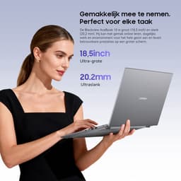 Blackview AceBook 10 Laptop - Intel® Pentium® Silver N6000 - Intel® Graphics - 18,5" Full HD - 16 GB DDR4 - 512 GB SSD - Windows 11 Pro - Grijs — thumbnail 4