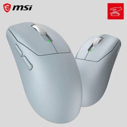 MSI FORGE GM340 WIRELESS SKY – Gamingmuis – Draadloos RF - Bluetooth – Optisch – 12.000 DPI — thumbnail 3