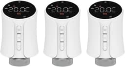 Slimme Thermostaatkop - Radiatorkraan Actuator - Verwarming Regelen - Raamopeningsdetectie - M30x1.5mm - Wit — thumbnail 1