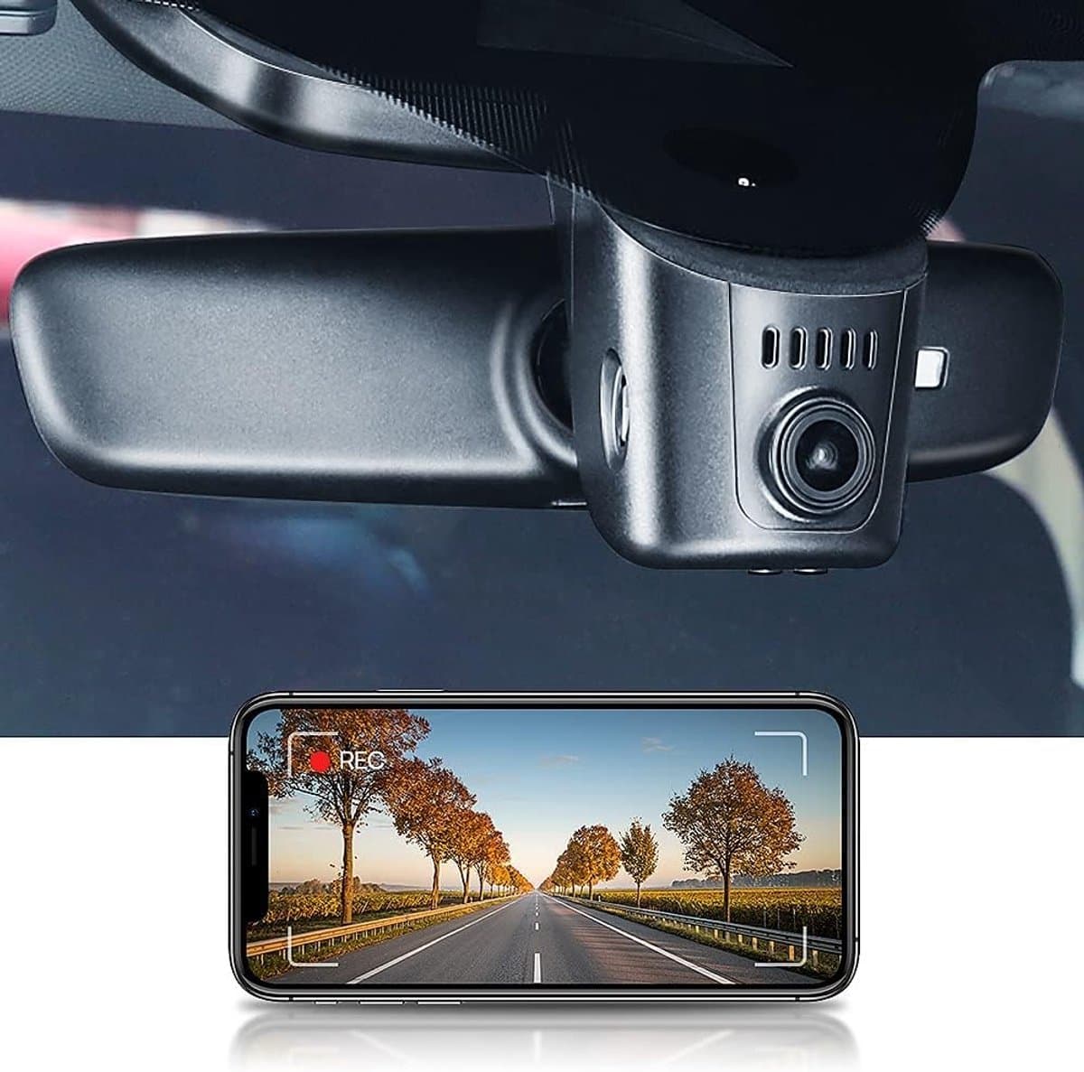 Dashcam - PC+ABS - 4K Videokwaliteit - Ingebouwde Wifi - Voor Audi Model A — afbeelding 1