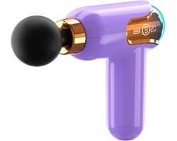 Massagepistool - Fascia Gun Mini - Spierherstel - Stille Werking - Compact Formaat - Paars