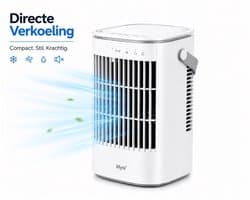 Mobiele Airco Zonder Afvoer - Mobiele Airco Zonder Slang - Compact En Zuinig - Ideaal Voor Koeling In Slaapkamers Of Kleine Kantoren