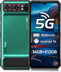 OUKITEL WP68 Air Rugged Smartphone 5G - 6,88" 120Hz - 36GB RAM - 512GB ROM - 8000 mAh 45W - Gemini AI - Android 16 - NFC GPS - Groen — thumbnail 1
