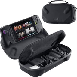 JSAUX Double-Decker Travel Case voor ROG Xbox Ally X & ROG Xbox Ally - Dubbele Opberglaag - Schokbestendig - Zwart - BG0136 — thumbnail 1