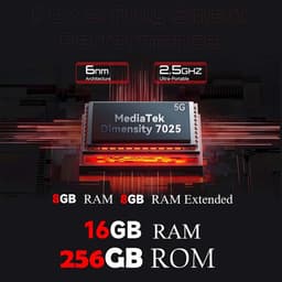 CUBOT Kingkong 11 Robuuste Smartphone 5G - 16GB(8+8) RAM - 256GB ROM - 10200mAh - 6.72 inch 120Hz - IP68/IP69K - Android 15 - 108MP Hoofdcamera - NFC - GPS - Zwart — thumbnail 2