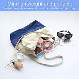 Draagbare Oplaadbare Mini Handventilator - USB Ventilator voor Kinderen en Volwassenen - Kleine Zakventilator met Lithiumbatterij — thumbnail 1