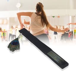 Elegante Opvouwbare Handventilator met Kwastjes in Chinese Retrostijl - Perfect voor Dansfeesten en Bruiloften — thumbnail 3