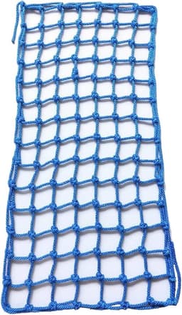 Klimnet Polyester Speeltuin Klimrek Voor Kinderen Buitenspeeltuin Veiligheidsbescherming, Boomhut, Touwladder, Schommelset, Jungle Gyms Hindernisbaan(Size:121 * 243cm(4 * 8ft),Color:blauw) — thumbnail 1