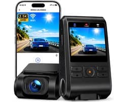 VALI® Draadloze Dashcam - Loop - Opname - Dashcam met Parkeermodus - Zwart - 8cm x 3cm x 5cm