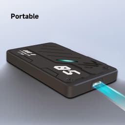 Externe Harde Schijf - Draagbare Opslag - Snelle Back-ups - Schokbestendig Aluminium - 2.5 inch - Zwart — thumbnail 3