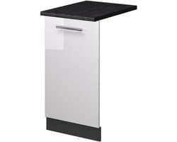 Vaatwasserfrontpaneel - Keukenfront Paneel - Keuken Inrichten - Hoogglans Afwerking - 45 cm Breed - Wit