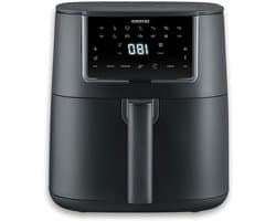 Heteluchtfriteuse XXL - Airfryer Frituurpan - Gezond Koken - Vetvrij Frituren - 7 Liter - Zwart