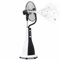 North Collective AquaBreeze Pro - Staande Ventilator op Wielen - Vernevelaar - Draagbare Ventilator - Mistventilator - Water reservoir - Camping Ventilator — thumbnail 1