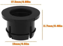 Drag Link Bushings - 4 Stuks - Slijtvast Plastic - Hoogte 15/32 Inch - Buitendiameter 17/32 Inch - Compatibel met CRAFTSMAN/POULAN/HUSQVARNA - Bussen — thumbnail 5