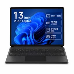 Ninkear 13 inch 2-in-1 Laptop Met Touchscreen - Intel N150 Processor - 12GB LPDDR5 RAM - 512GB SSD - IPS Display 3000x2000 - Windows 11 - Metalen Behuizing — thumbnail 1