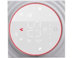 Slimme Thermostaat - Programmeerbare Thermostaat - Verwarming Regelen - LED-scherm - AC95-240V - Wit