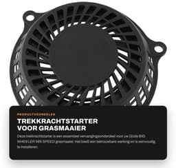 Trekkrachtstarter Compatibel met Güde BIG WHEELER 565 SPEED - Terugslagstarter - Gatafstand 170 mm - Slagvast Kunststof - Roestvrij Staal - Duurzaam Touw - Startmotor — thumbnail 1