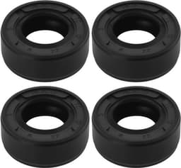 Olieafdichting 4 Stuks - Nitrilrubber - 12x22x9 mm - Geschikt voor Grasmaaier/Auto/Motorfiets/Truck - Zwart - Eenvoudig te Installeren - Keerring — thumbnail 1