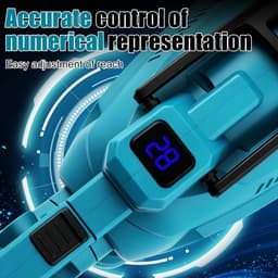 Accu-verfspuitapparaat 200 W - 1 liter reservoir - 4 mondstukken - draadloos en compatibel met Makita - ShopVlot — thumbnail 3