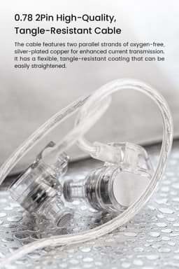 TANCHJIM Bunny - In-Ear Monitors - IEM - 10 mm Dynamische Driver - Gaming Oordoppen - Verwisselbare 2-Pins Kabel - Microfoon - 3.5 mm — thumbnail 3