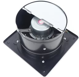 Archi Afzuigventilator 200 mm – Ventilatie - 850 m³/u Axiale Industriële Ventilator – 80W Wand- En Raamventilator – Zwart — thumbnail 3