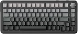 Ajazz AK820 MAX – Mechanisch Toetsenbord 75% RGB – Draadloos Tri-Mode Gaming Keyboard – Hot Swap – Compact QWERTY – 82 Keys – 8000mAh – Zwart/Grijs — thumbnail 2