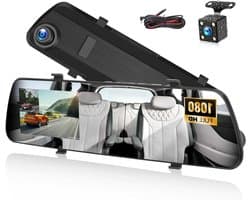 Auto Camera - Rijrecorder - Veilig Rijden - Dubbele Camera - 4 Inch Scherm - Zwart