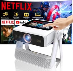 Beamer 4K Smart Mini Projector - WiFi 6 & Bluetooth - Full HD 1080P - Auto Focus & Keystone Correctie - Draagbaar — thumbnail 1