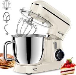 Keukenmachine - Kneedmachine Robot - Bakken en Koken - Stille Fermentatie - 5.5 Liter - Zwart — thumbnail 3
