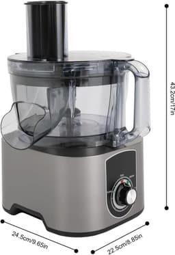 Elektrische Groentesnijder – Voedselprocessor – Keukenmachine – Groentensnijder – Blender – 600W Krachtige Motor – 7 Liter Grote Capaciteit — thumbnail 3