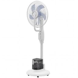Staande Ventilator Met Vernevelaar - Statiefventilator - Roterende Ventilator - 3 Snelheden - Waterreservoir 3,5L - Wit — thumbnail 1