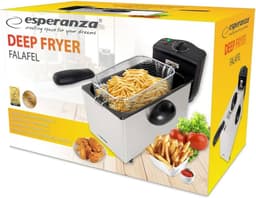 Friteuse - Keukenapparaat - Lekker Frituren - Krachtige 2000W - 3 Liter - Zwart — thumbnail 3