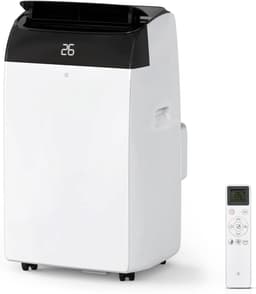 Draagbare airconditioners 10.000 BTU Vrijstaande kamerairco – ABS-behuizing, vloermodel in wit voor slaapkamer, appartement, thuiskantoor, studentenkamer – 39,6 x 46 x 86,5 cm — thumbnail 1