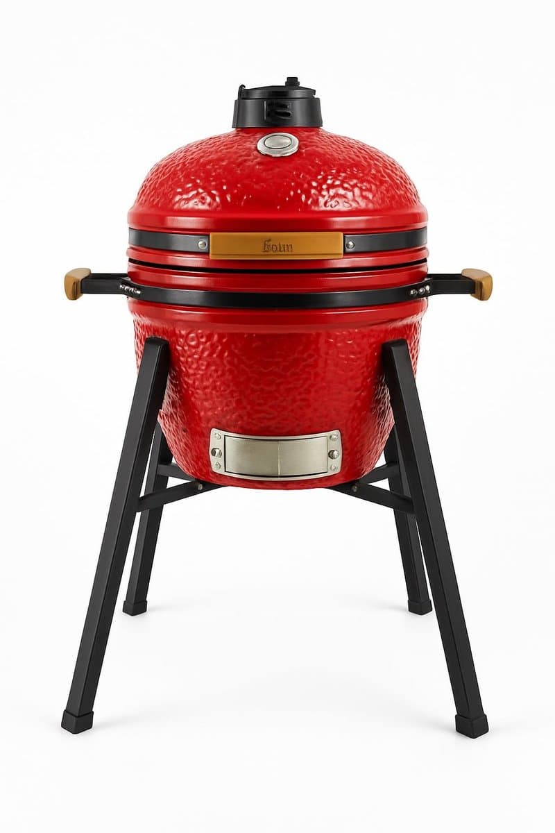 Kamado Auplex BBQ Grills EGG Charcoal Barbecue 16 Inch - Rode — afbeelding 1