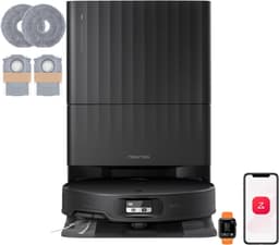Roborock Qrevo Edge 2 Set-robotstofzuiger-25.000 Pa-7,98 cm ultraslank-12 mm dweilheffing-80°C warmwatermopwas& zelfreinigend station-FlexiArm-RetractSense navigatie-dubbel anti-klitssysteem-reactieve AI & Roborock app-bediening — thumbnail 1