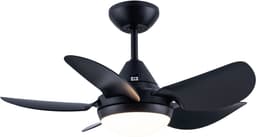 Evolar Smart Plafondventilator met Verlichting en WiFi - 76 cm - Stille Plafondlamp met Ventilator - Dimbaar Warm Wit Licht (LED) - EVO-CF30BW — thumbnail 1