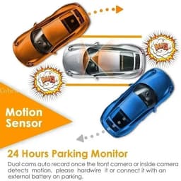 Archi Dashcam Full HD – Recorder - 170° Groothoeklens – Nachtzicht - Opname - Parkeerbewaking en Bewegingsdetectie — thumbnail 3