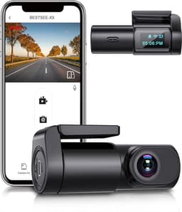 Bestsee X9 Pro Dashcam Auto Camera – 2.5K Ultra HD Video – Wifi & App Control – 170° Groothoek – Night Vision & G-Sensor – Parkeerbeveiliging – Nieuw in Doos (Gezegeld) — thumbnail 1