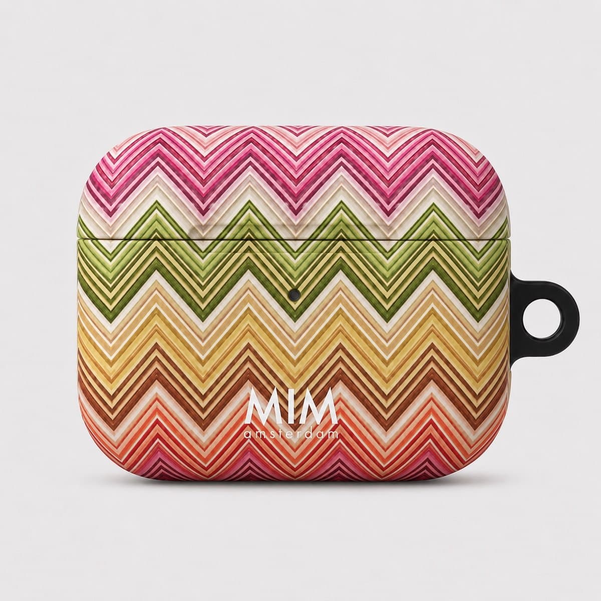 MIM Amsterdam - Happy Hour - Geschikt voor AirPods Pro 2 - AirPod hoesje - AirPod hoesje met print - Shockproof- Cover voor AirPods - Trendy AirPod case — afbeelding 1