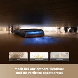 Dreame T16 Pro Steam Wet and Dry Stofzuiger - 200°C stoomfunctie - 99%+ Bacterie-, huisstofmijt- en pollenvrij - Zelfreinigend op 95°C - Verwisselbare accu - Huisdierenhaar - App bediening - 180° onder meubels - Continue borstelspoeling op 90°C — thumbnail 4