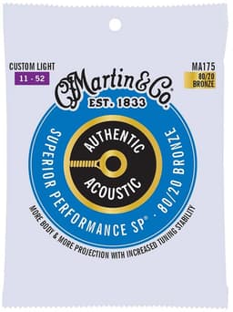 snarenset akoestische gitaar - MA175 - 80/20 bronze 11-52 custom light — thumbnail 5