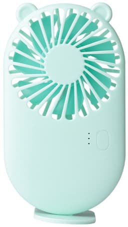 Draagbare mini-ventilator voor reizen en kantoor, oplaadbare USB-bureauventilator met 3 standen voor de zomer — thumbnail 1