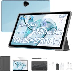 Blackview ZENO5 Tablet - 12GB RAM - 128GB ROM- 8300mAh- Android 16 - Blauw — thumbnail 1
