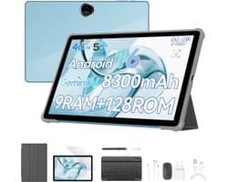 Blackview ZENO5 Tablet - 12GB RAM - 128GB ROM- 8300mAh- Android 16 - Blauw