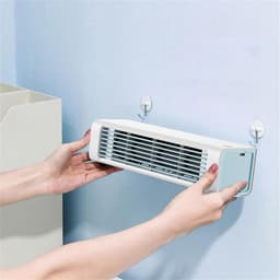 Ventilator - Vloerventilator - Ventilator staand - Luchtkoeler - Bladloze ventilator - Bureauluchtkoeler - Oscillerende luchtkoeler - 32,8*7,5*7,4 cm - Wit - ABS — thumbnail 3