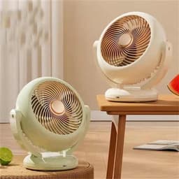 Deze nieuwe mini-oscillerende ventilator is compact en draagbaar, oplaadbaar via USB en heeft een lange batterijduur. (Verbeterde versie in avocadogroen [1200mAh batterij...]) — thumbnail 2