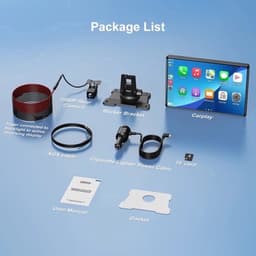 Navigatiesysteem Auto - Dashcam voor auto - GPS Navigatie - Draadloze - 2.5K DVR - Bluetooth Audio - ADAS Systeem - 9" - Achteruitrijcamera - Spraakbesturing — thumbnail 5