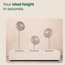 Staande Ventilator - Vloer Ventilator - Ruimte Koelen - 3 Instelbare Hoogtes - 110 cm - Beige — thumbnail 3