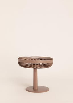 Tafel- en Wandventilator - Ventilator met accu - Persoonlijke Koeling - 2-in-1 Ontwerp - 10W - Mokka — thumbnail 4